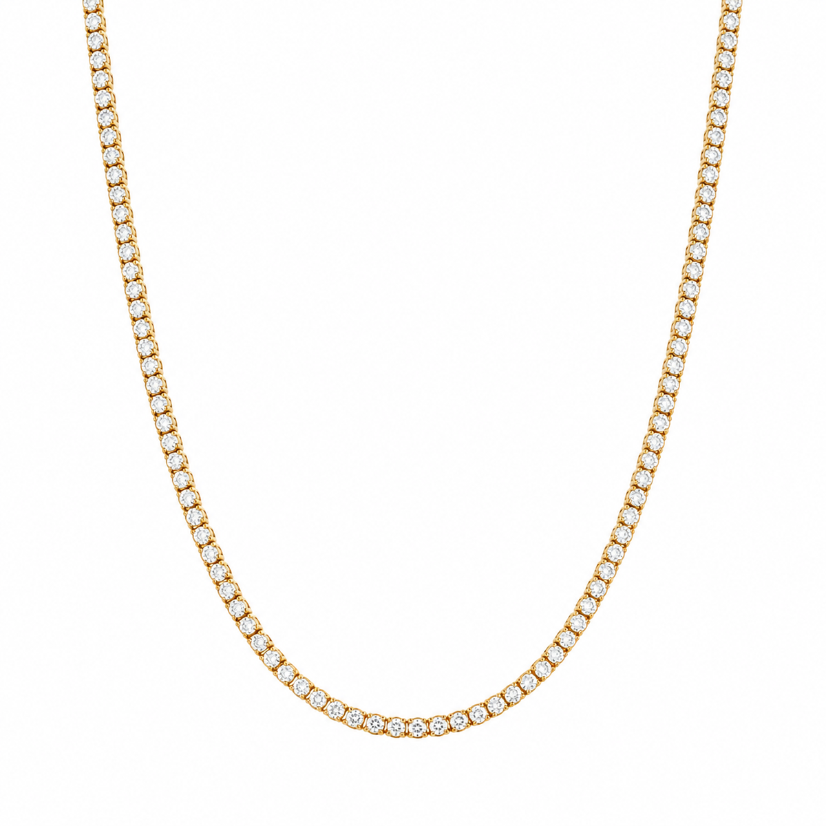 14K Gold Aria Tennis Choker