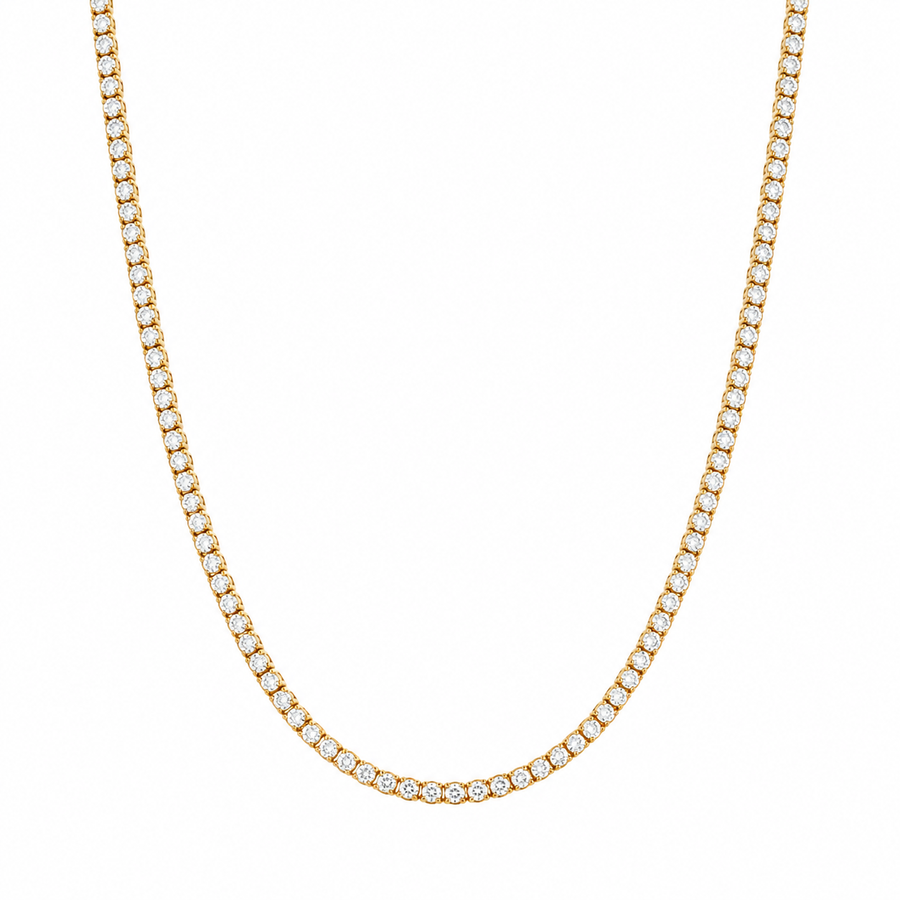 14K Gold Aria Tennis Choker