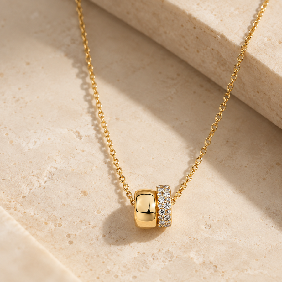 14K Gold Aurelia Duo Necklace