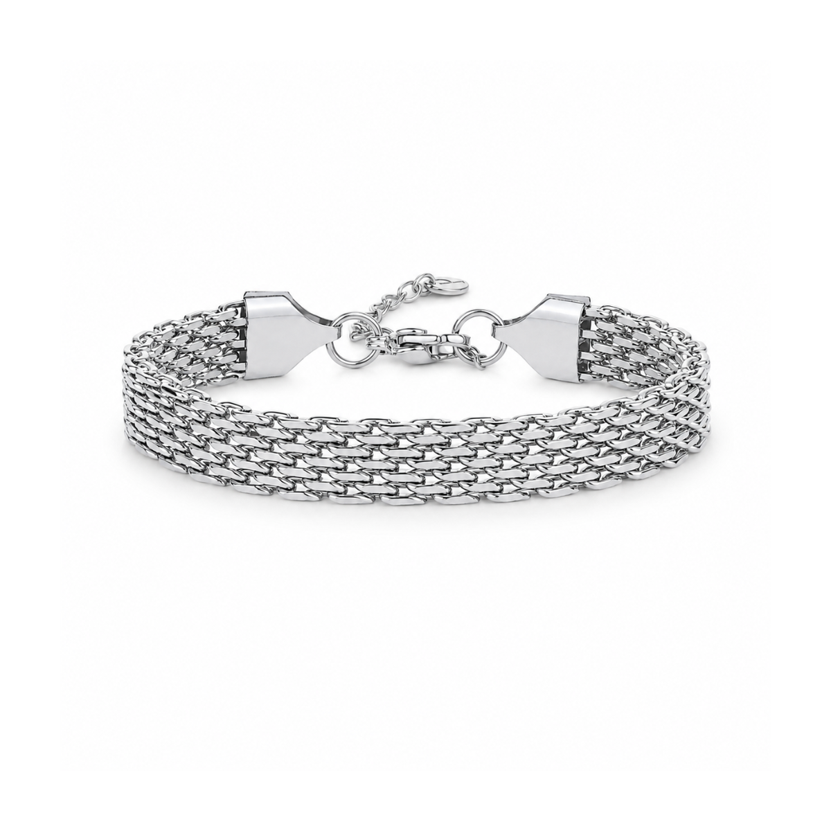 14K Gold Woven Chain Bracelet