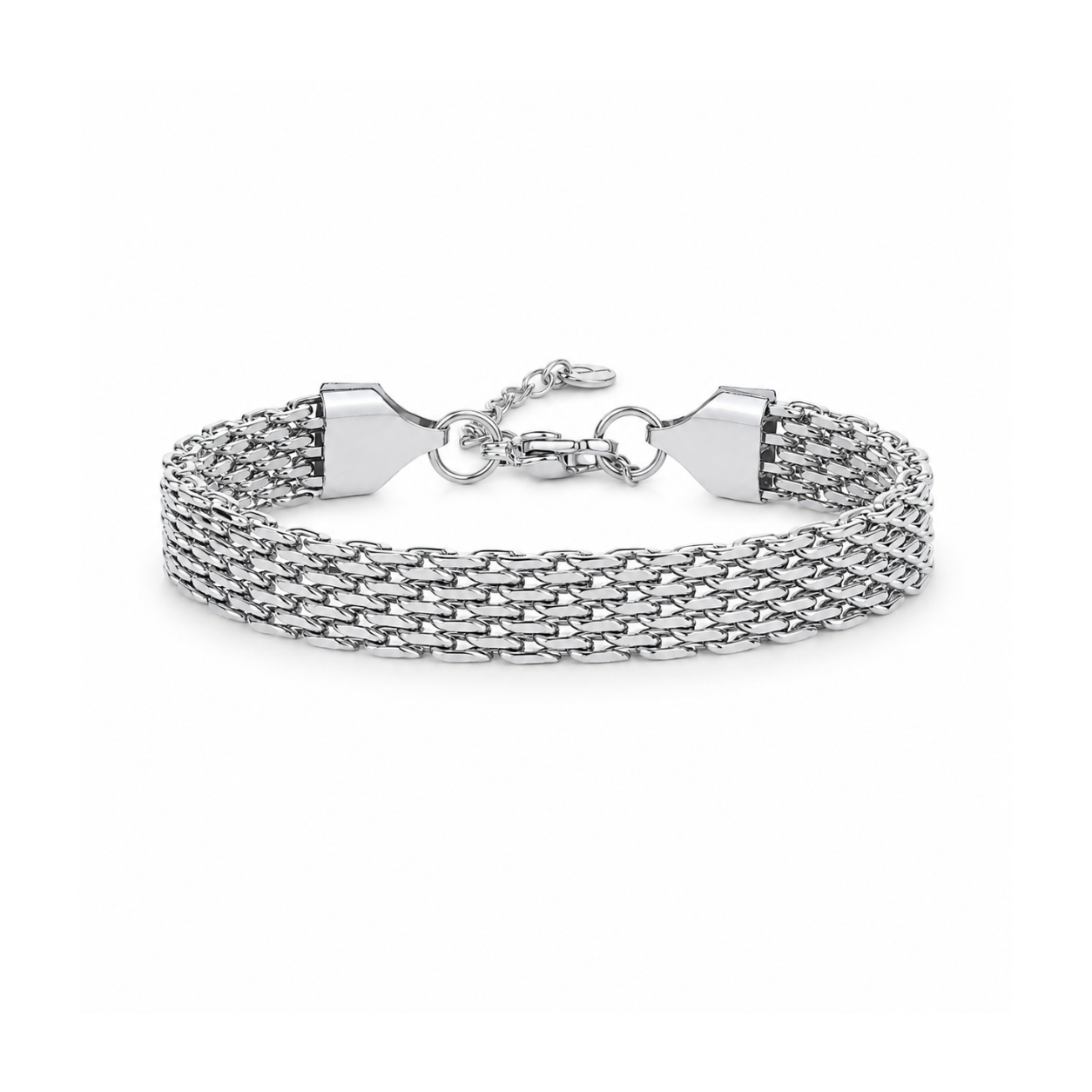14K Gold Woven Chain Bracelet