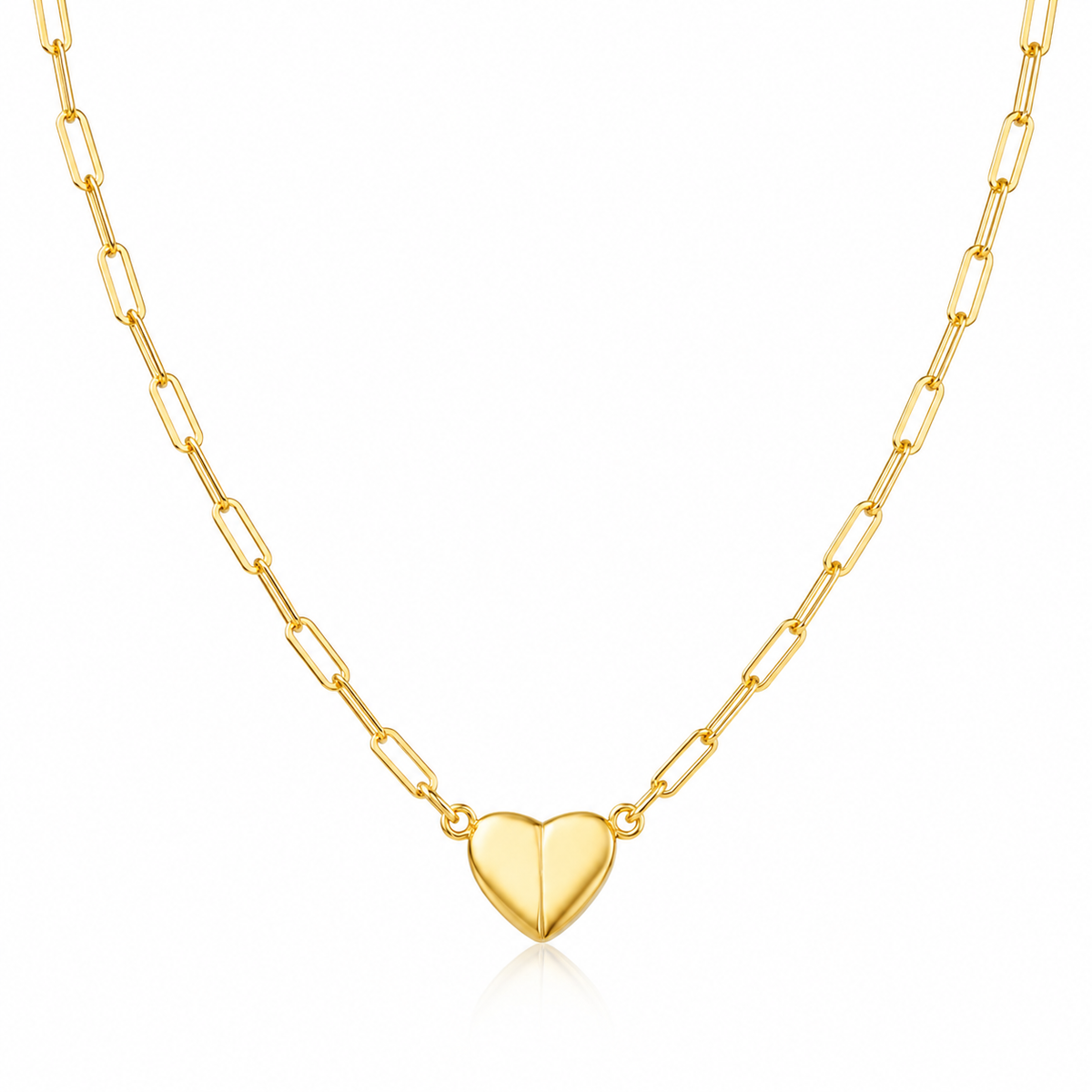 14K Gold Amora Heart Necklace