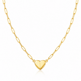 14K Gold Amora Heart Necklace