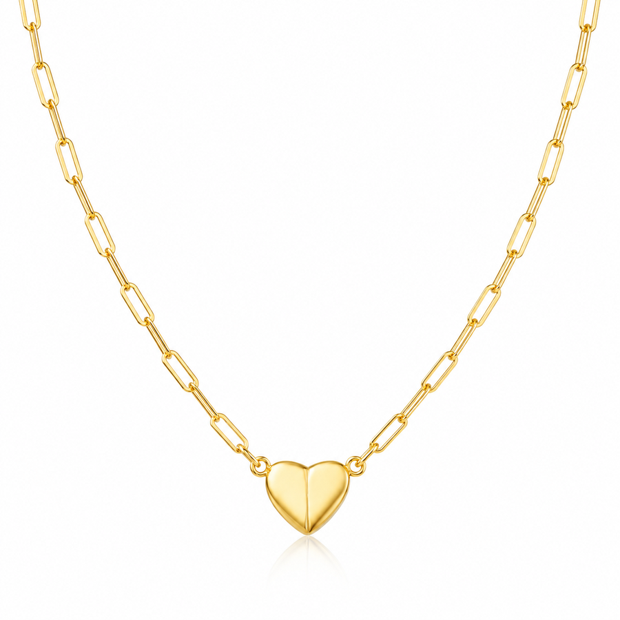 14K Gold Amora Heart Necklace