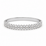 14K Gold Mille Cuori Bangle