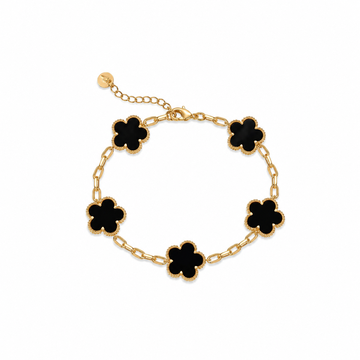 14K Gold Fortuna Charm Bracelet