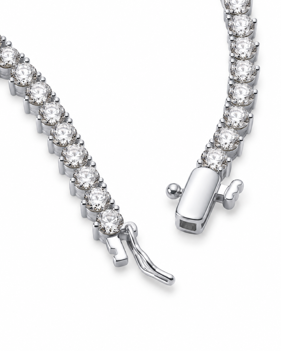 14K Gold Riviera Tennis Necklace