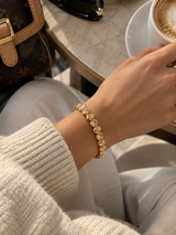 14K Gold Mille Cuori Bangle