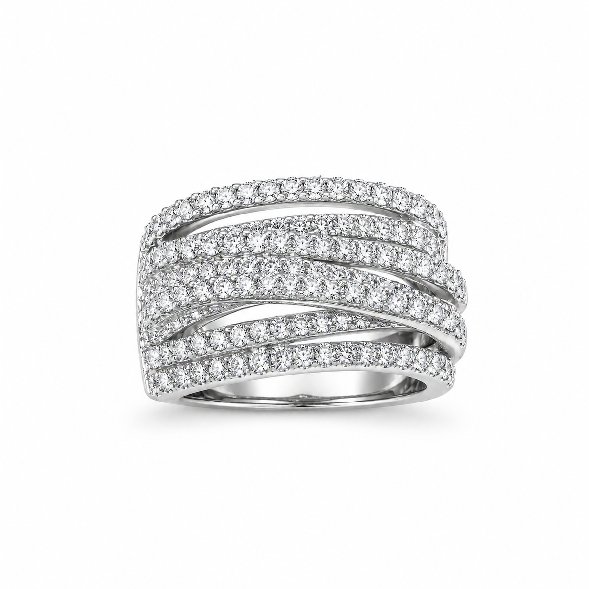 14K Gold Aurora Wave Ring