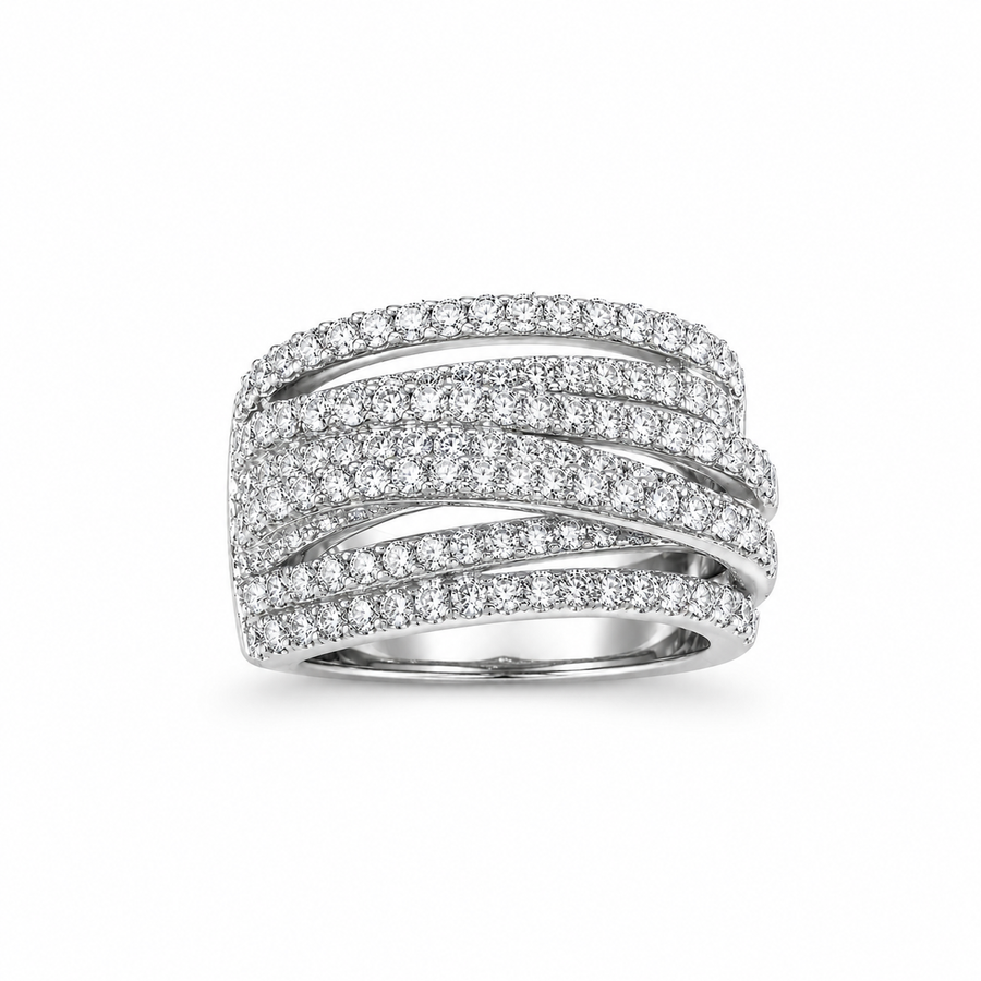 14K Gold Aurora Wave Ring