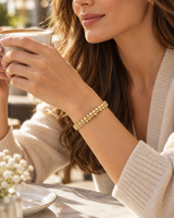 14K Gold Mille Cuori Bangle