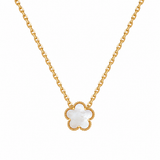 14K Gold Fortuna Clover Necklace