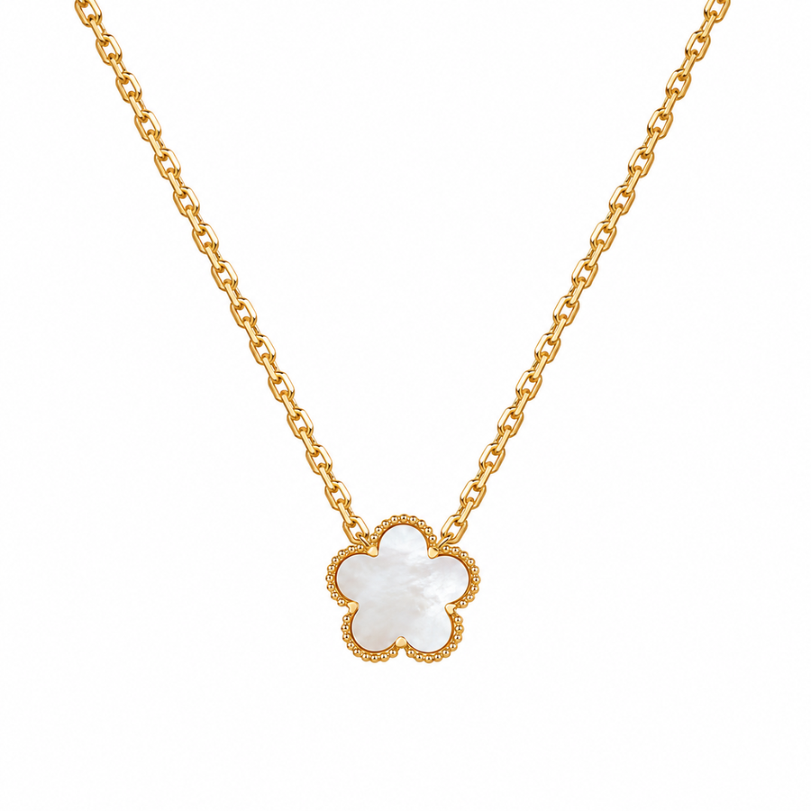 14K Gold Fortuna Clover Necklace