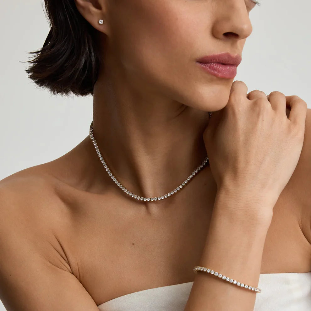The Lumi Tennis Necklace