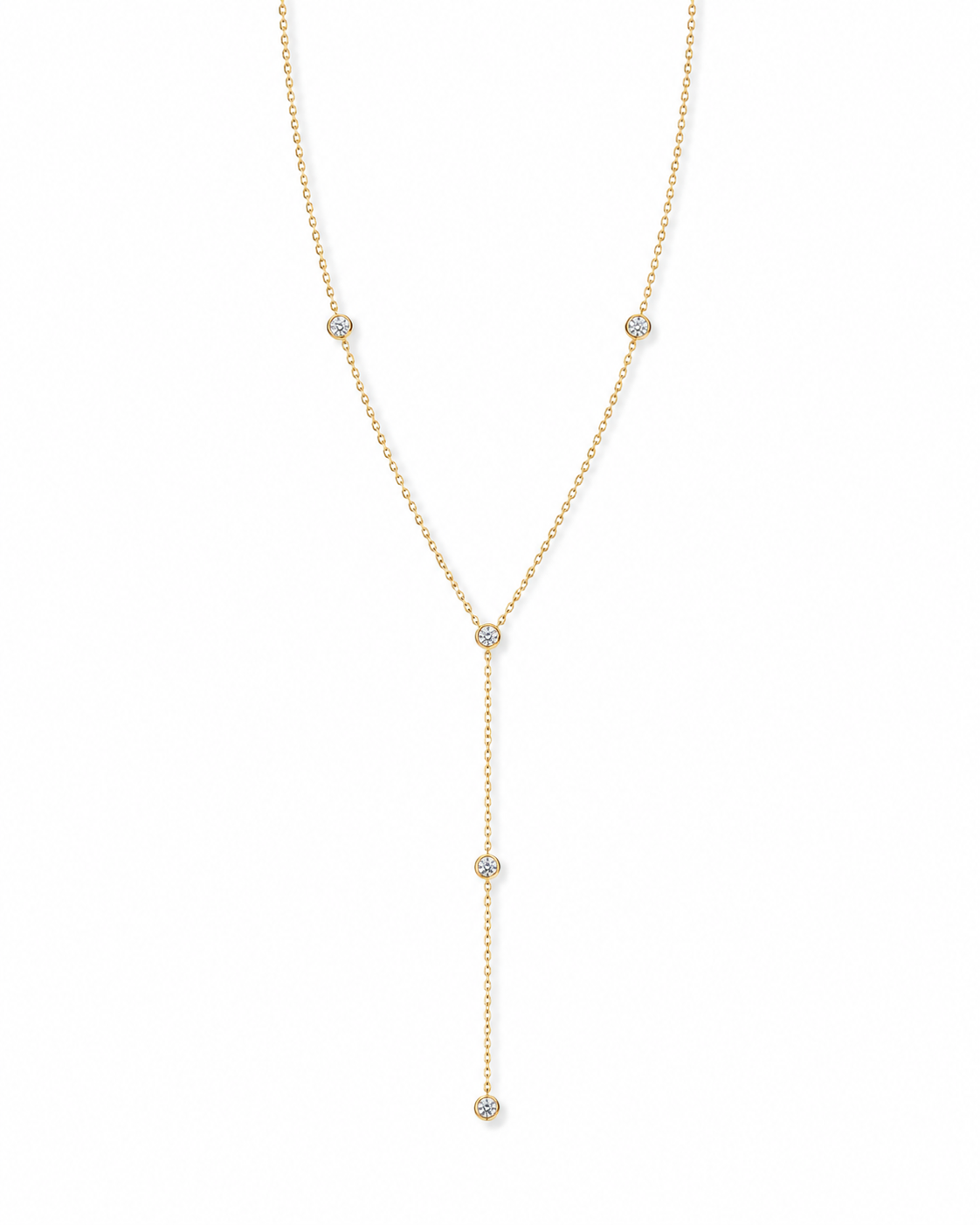 14K Gold Solstice Lariat