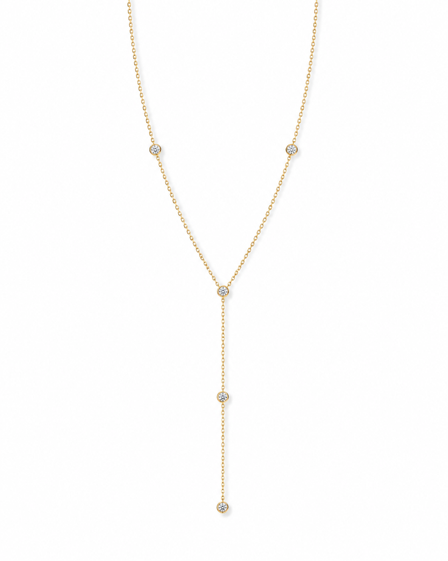 14K Gold Solstice Lariat
