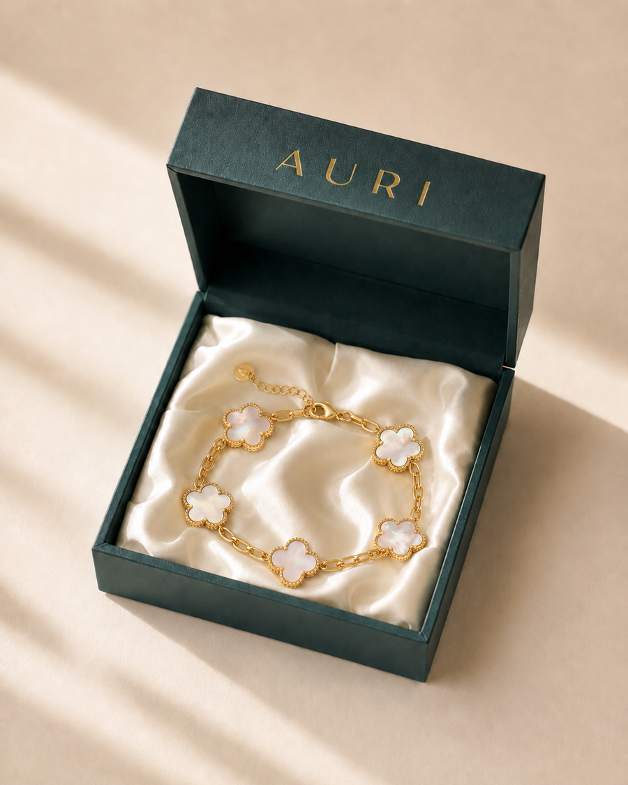 14K Gold Fortuna Charm Bracelet