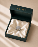 14K Gold Aurora Wave Ring