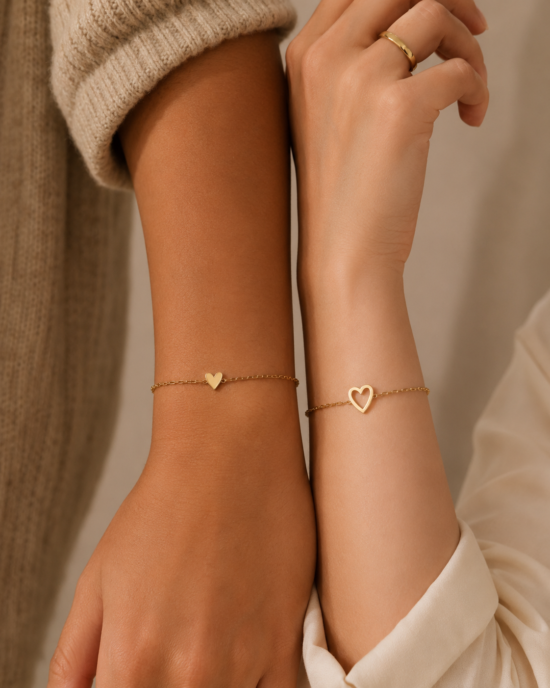 14K Gold Amore Duo Bracelet