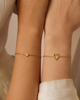14K Gold Amore Duo Bracelet