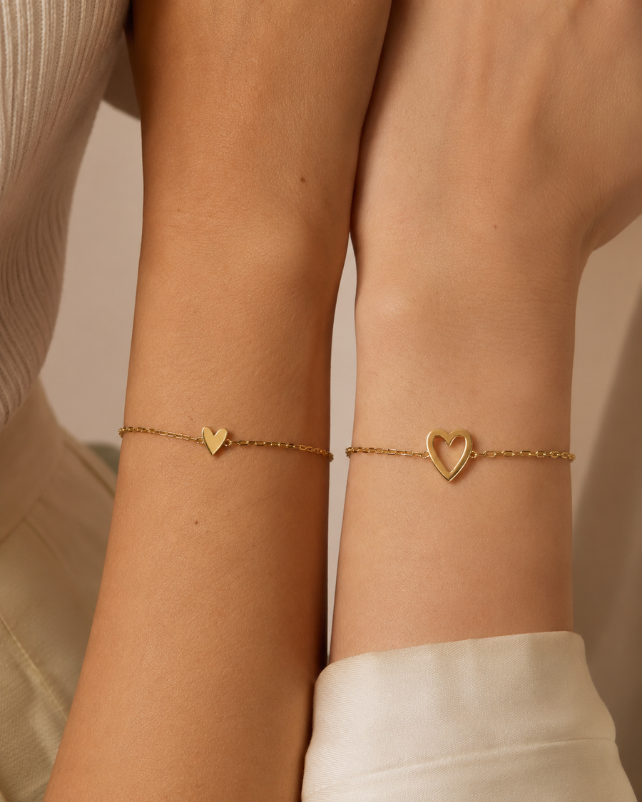 14K Gold Amore Duo Bracelet