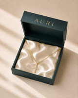 14K Gold Grace Cross Pendant