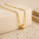 14K Gold Amora Heart Necklace