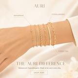 14K Gold Bracelet Set