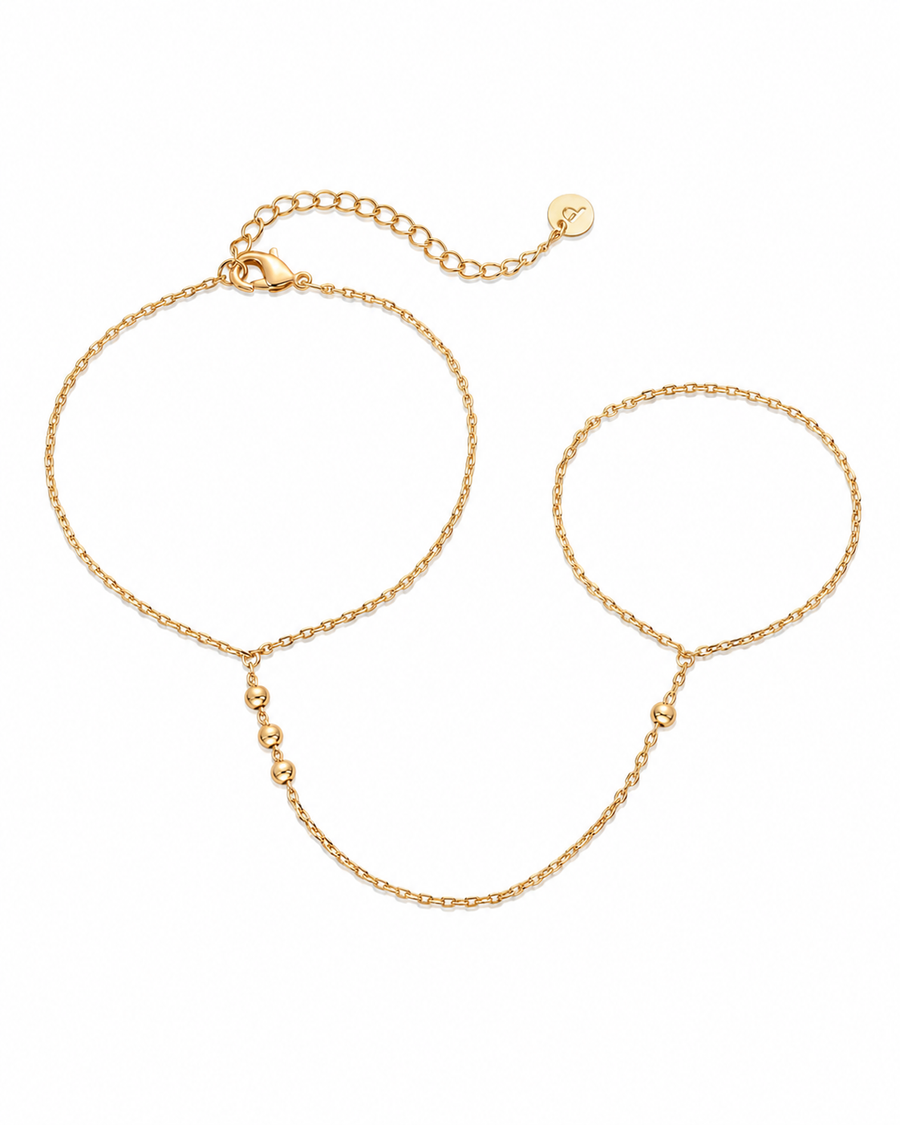 14K Gold Aria Hand Chain