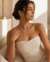 14K Gold Lumi Tennis Necklace