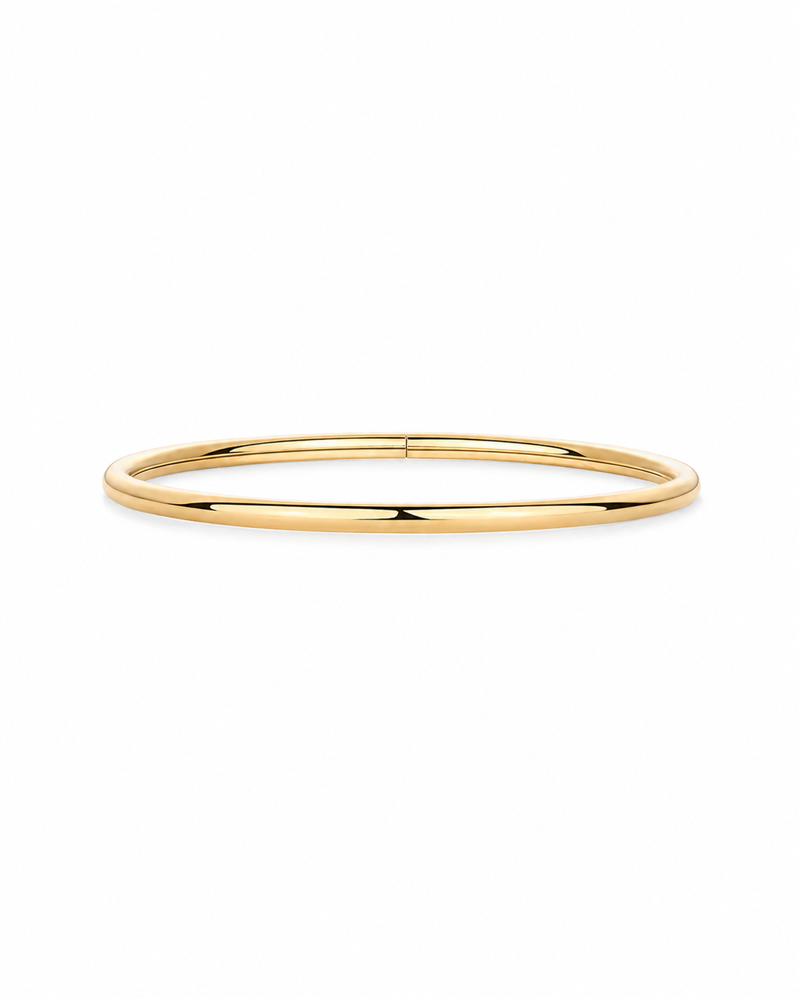 14K Gold Stacking Bangle Bracelet