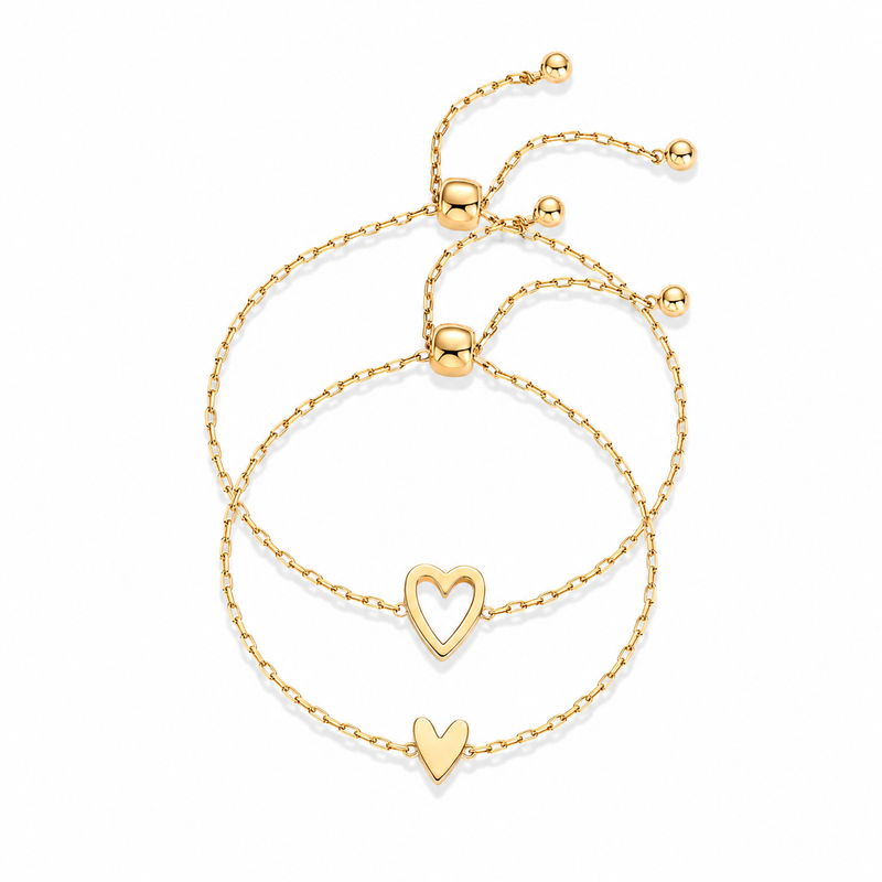 14K Gold Amore Duo Bracelet