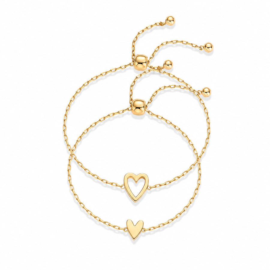 14K Gold Amore Duo Bracelet