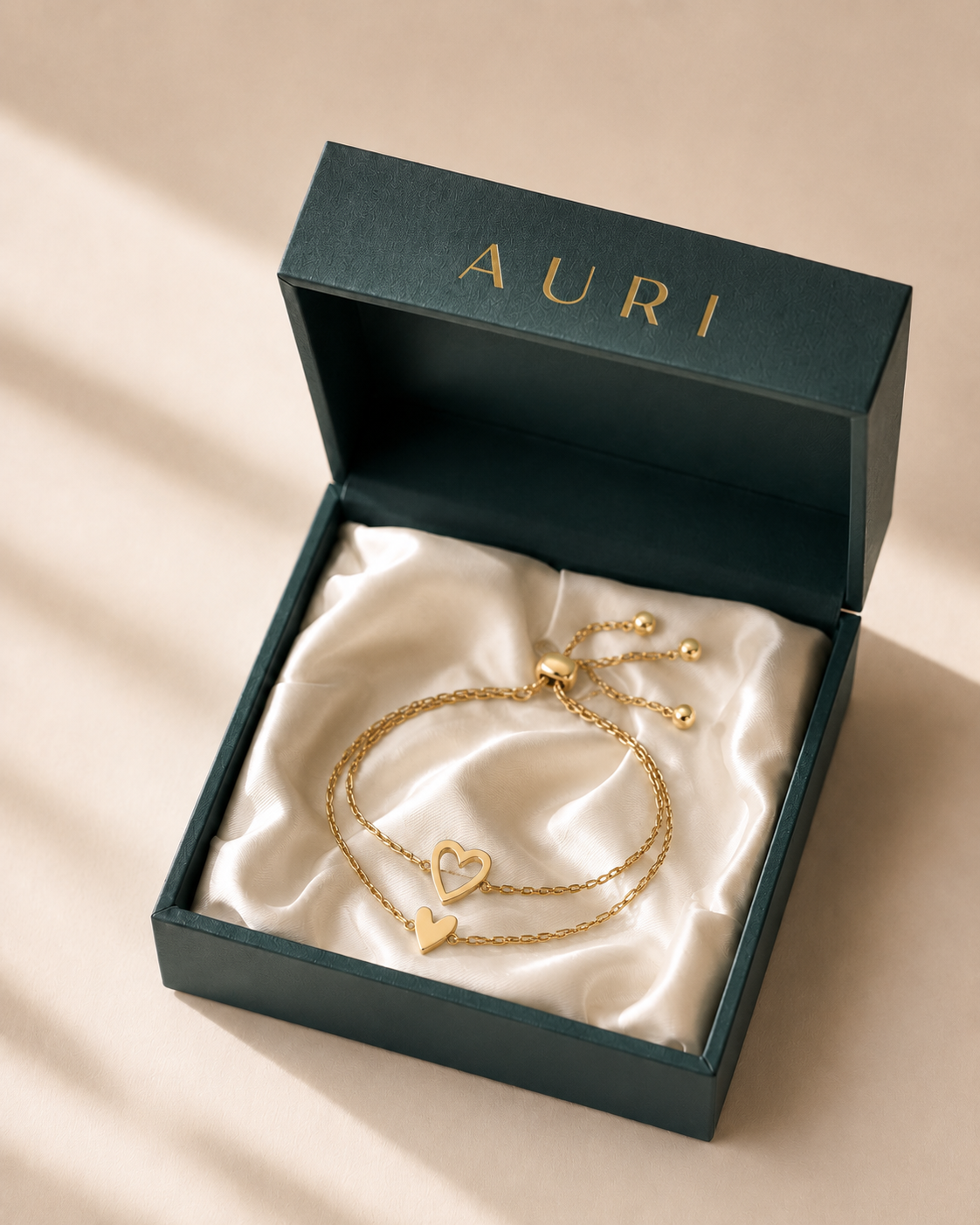14K Gold Amore Duo Bracelet