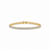 14K Gold Aurora Tennis Bracelet