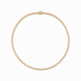 14K Gold Lumi Tennis Necklace