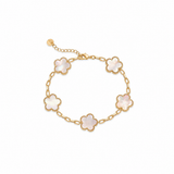 14K Gold Fortuna Charm Bracelet