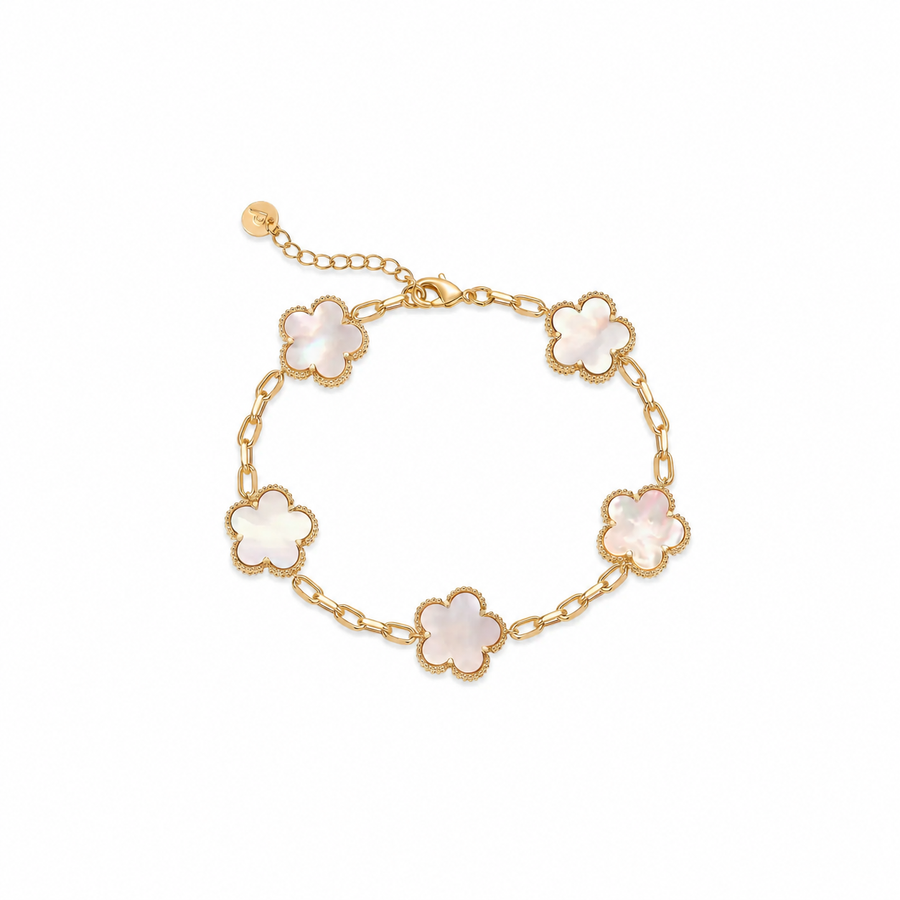 14K Gold Fortuna Charm Bracelet