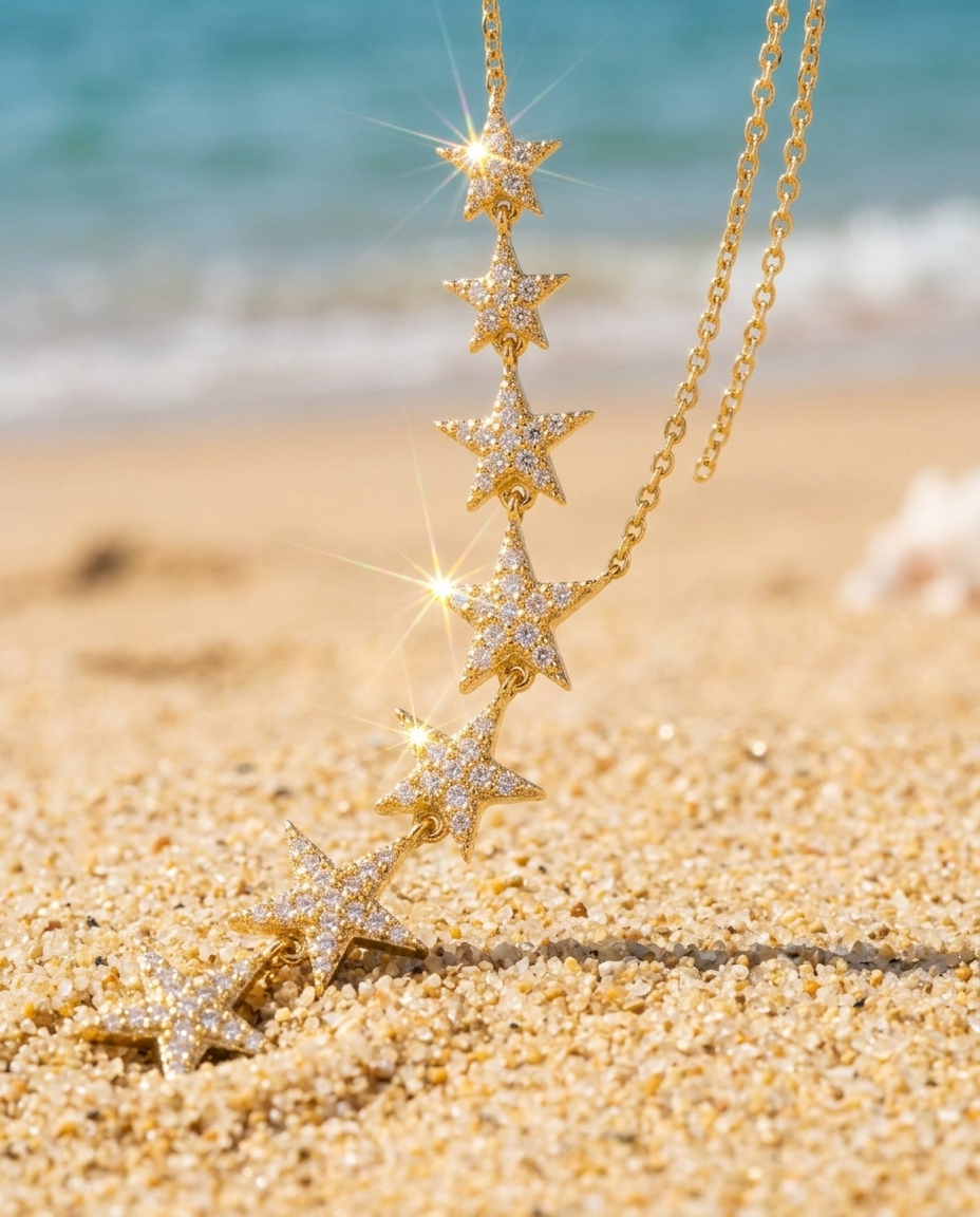 14K Gold Celeste Lariat