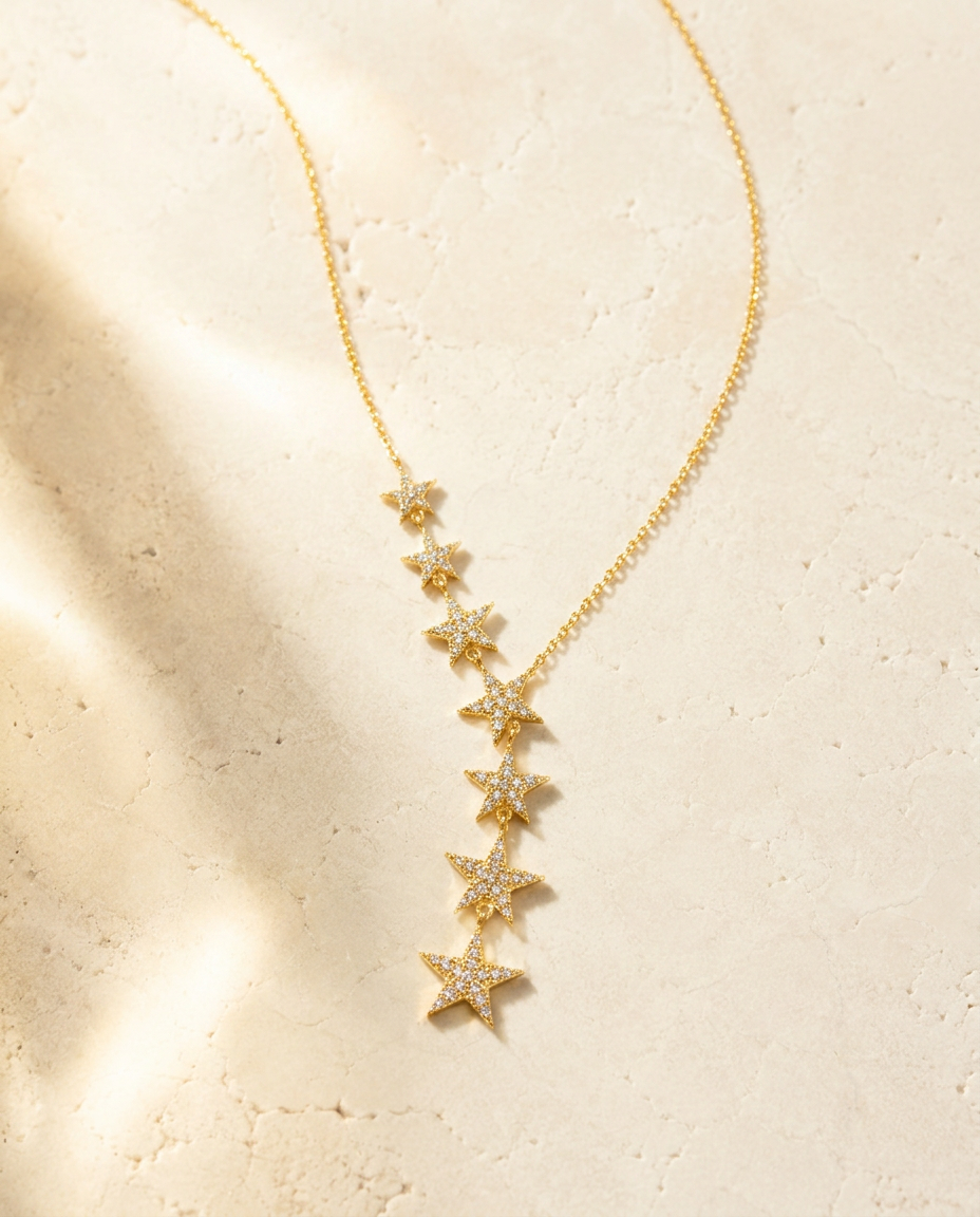 14K Gold Celeste Lariat