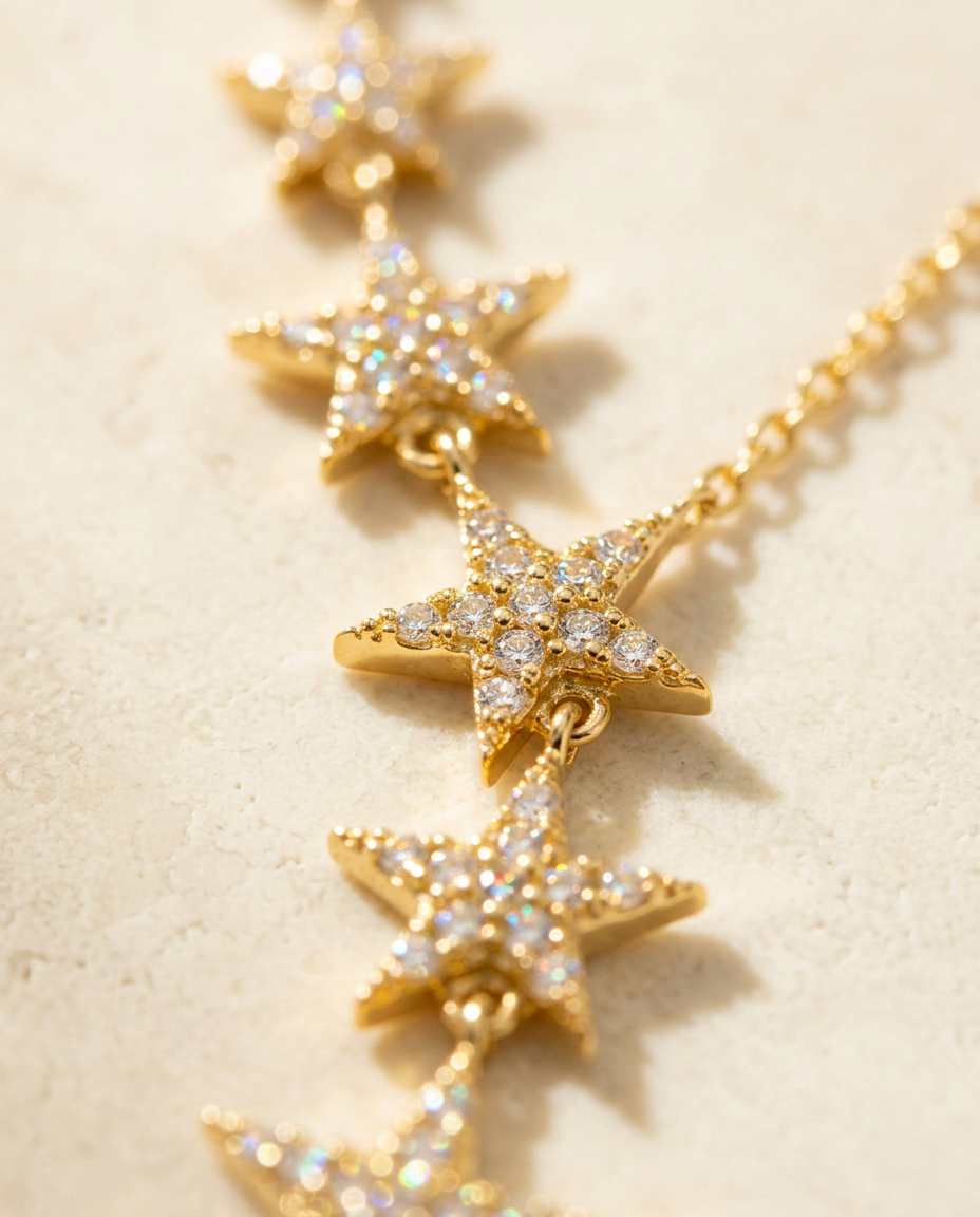 14K Gold Celeste Lariat